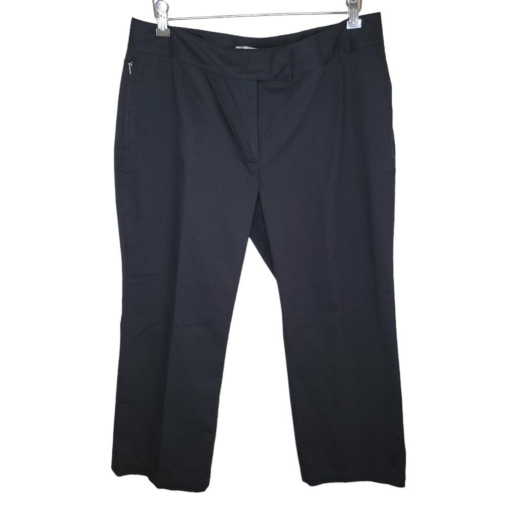 Nike Dri-FIT black dress capri pants size 12